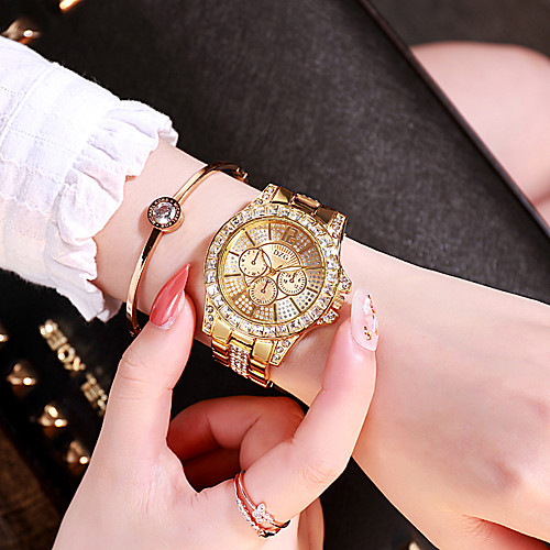 Women's Quartz Watches Casual Fashion Green Gold Rose Gold Alloy Chinese Quartz Gold Silver Rose Gold New Design Casual Watch 1 pc Analog One Year Battery Life
Women's Quartz Watches Casual Fashion Green Gold Rose Gold Alloy Chinese Quartz Gold Silver Rose Gold New Design Casual Watch 1 pc Analog One Year Battery Life