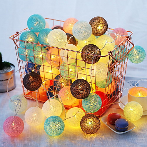 3m String Lights 20 LEDs Warm White Decorative AA Batteries Powered 1 set
3m String Lights 20 LEDs Warm White Decorative AA Batteries Powered 1 set