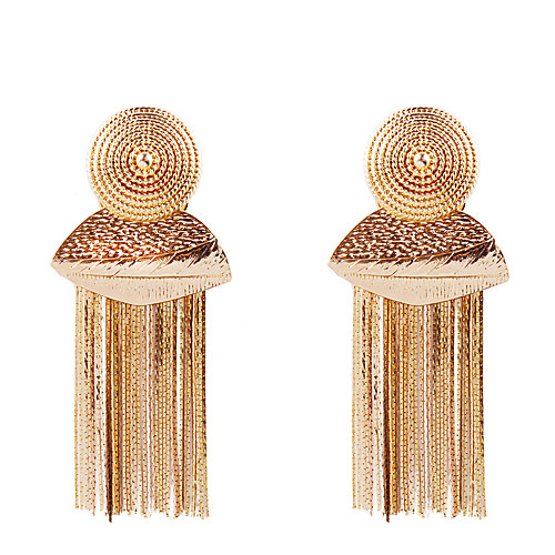 Women's Tassel Drop Earrings Earrings European Ethnic Fashion Modern Jewelry Gold For Daily Carnival Street Work 1 Pair
Women's Tassel Drop Earrings Earrings European Ethnic Fashion Modern Jewelry Gold For Daily Carnival Street Work 1 Pair