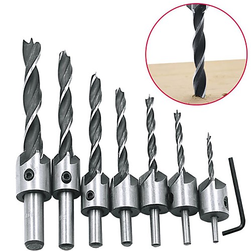 3-10mm three sharp for woodworking with countersunk drill head / reaming Drill / beveling / directional drilling
3-10mm three sharp for woodworking with countersunk drill head / reaming Drill / beveling / directional drilling