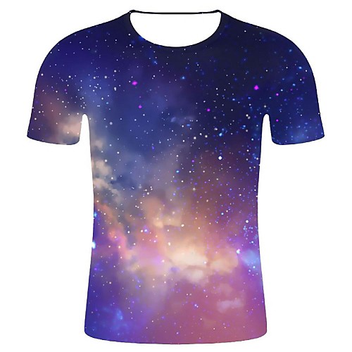 Men's 3D Print / Galaxy Plus Size Cotton T-shirt - Galaxy / 3D / Graphic Print Round Neck Navy Blue XXL
Men's 3D Print / Galaxy Plus Size Cotton T-shirt - Galaxy / 3D / Graphic Print Round Neck Navy Blue XXL