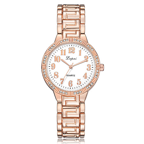 Women's Quartz Watches Casual Fashion Silver Gold Rose Gold Alloy Chinese Quartz Silver black / silver Rose Gold Creative Casual Watch Large Dial 1 pc Analog
Women's Quartz Watches Casual Fashion Silver Gold Rose Gold Alloy Chinese Quartz Silver black / silver Rose Gold Creative Casual Watch Large Dial 1 pc Analog