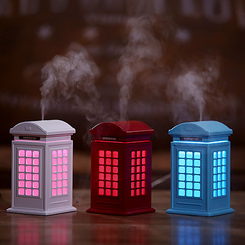 1pc Retro Phone Booth Humidifier USB Powered Colorful Lights Convenient Sprayer Mini Silent Air Purification Humidifier Night Light
1pc Retro Phone Booth Humidifier USB Powered Colorful Lights Convenient Sprayer Mini Silent Air Purification Humidifier Night Light