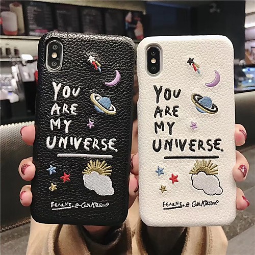 

Case For Apple iPhone XS Max / iPhone 6 Pattern Back Cover Cartoon Hard PU Leather for iPhone XS / iPhone XR / iPhone XS Max