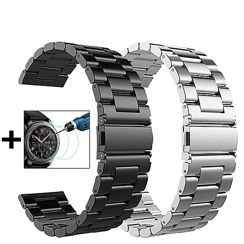 Watch Band for Gear S3 Frontier / Gear S3 Classic / Samsung Galaxy Watch 46 Samsung Galaxy Sport Band / Milanese Loop / Butterfly Buckle Metal / Stainless Steel Wrist Strap
Watch Band for Gear S3 Frontier / Gear S3 Classic / Samsung Galaxy Watch 46 Samsung Galaxy Sport Band / Milanese Loop / Butterfly Buckle Metal / Stainless Steel Wrist Strap
