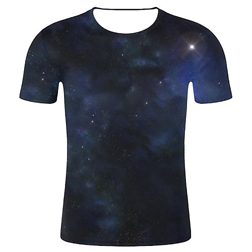 Men's 3D Print / Galaxy Plus Size Cotton T-shirt - Galaxy / 3D / Graphic Print Round Neck Black XXL
Men's 3D Print / Galaxy Plus Size Cotton T-shirt - Galaxy / 3D / Graphic Print Round Neck Black XXL