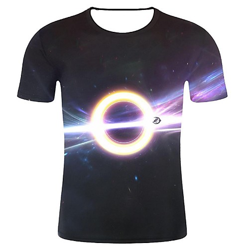 Men's Plus Size Cotton T-shirt - Galaxy / 3D / Graphic Print Round Neck Black XXL
Men's Plus Size Cotton T-shirt - Galaxy / 3D / Graphic Print Round Neck Black XXL