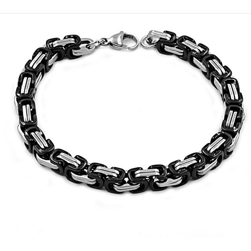 Men's Women's Thick Chain Chain Bracelet Stainless Steel Blessed Simple Classic Trendy Fashion Bracelet Jewelry Black For Gift Daily Street Club Festival
Men's Women's Thick Chain Chain Bracelet Stainless Steel Blessed Simple Classic Trendy Fashion Bracelet Jewelry Black For Gift Daily Street Club Festival