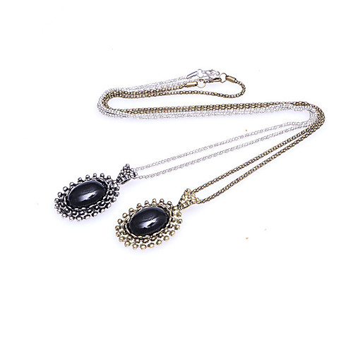 Women's Black Crystal Classic Pendant Necklace Fashion Modern Gold Silver 65 cm Necklace Jewelry 1pc For Gift Daily School Holiday
Women's Black Crystal Classic Pendant Necklace Fashion Modern Gold Silver 65 cm Necklace Jewelry 1pc For Gift Daily School Holiday