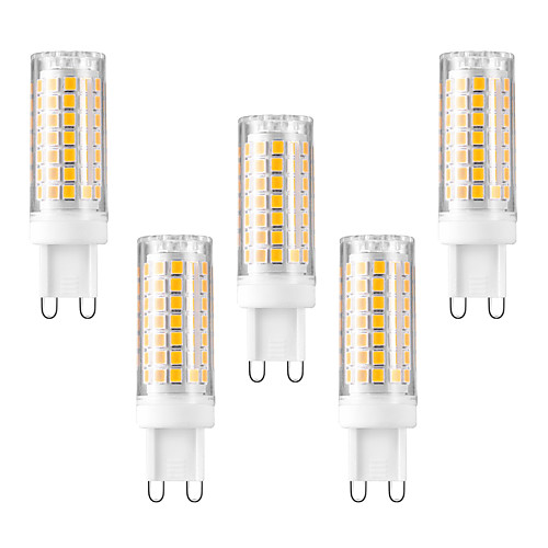 10PCS G9 5W LED Dimmable Capsule Bulb Replace Halogen Light Lamps AC220-240V UK