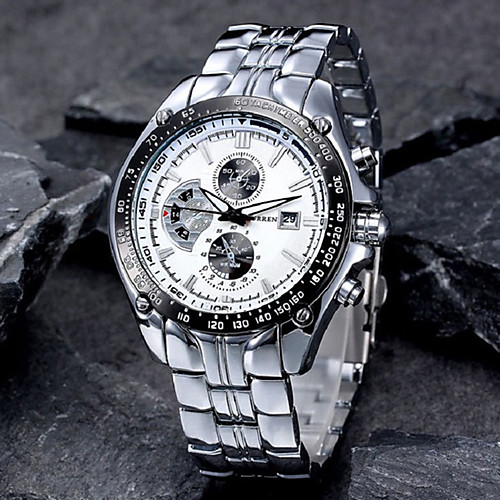 Men's Steel Band Watches Quartz Black / Silver 30 m Creative Luminous New Design Analog Casual Minimalist - Black / White Black / Silver White / Silver Two Years Battery Life
Men's Steel Band Watches Quartz Black / Silver 30 m Creative Luminous New Design Analog Casual Minimalist - Black / White Black / Silver White / Silver Two Years Battery Life