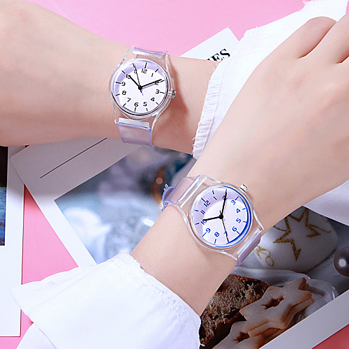 Women's Quartz Watches Casual Fashion White Brown Silica Gel Chinese Quartz Blue Black Blushing Pink New Design Casual Watch 1 pc Analog One Year Battery Life
Women's Quartz Watches Casual Fashion White Brown Silica Gel Chinese Quartz Blue Black Blushing Pink New Design Casual Watch 1 pc Analog One Year Battery Life