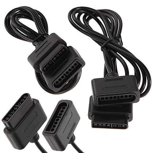 2pcs 6ft extension cable cords for snes super nintendo 16 bit controller
2pcs 6ft extension cable cords for snes super nintendo 16 bit controller