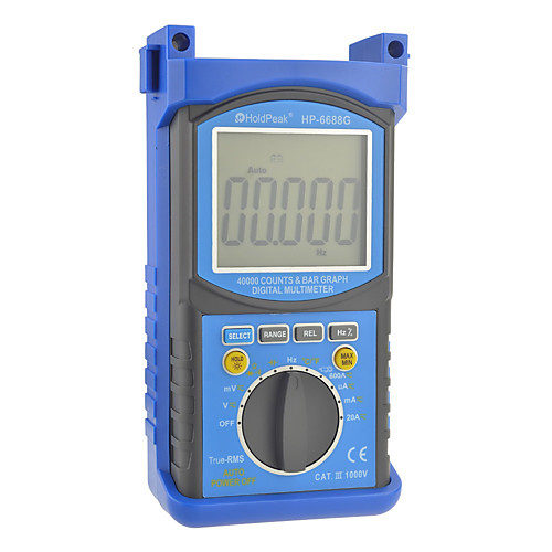 HoldPeak Digital Multimeter High Precision HP-6688G AC DC Voltage Current Capacitance Frequency Tester AUTO Range Multimetro
HoldPeak Digital Multimeter High Precision HP-6688G AC DC Voltage Current Capacitance Frequency Tester AUTO Range Multimetro