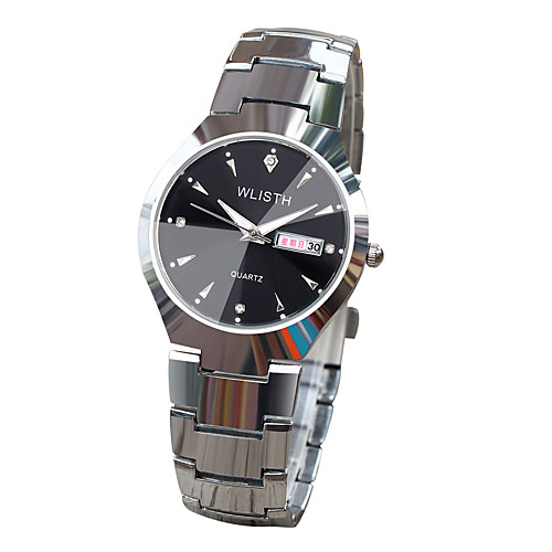 Men's Steel Band Watches Quartz Stainless Steel Silver 30 m Water Resistant / Waterproof Calendar / date / day Noctilucent Analog Fashion Minimalist - SilverBlue Silver / Black Silvery / White One
Men's Steel Band Watches Quartz Stainless Steel Silver 30 m Water Resistant / Waterproof Calendar / date / day Noctilucent Analog Fashion Minimalist - SilverBlue Silver / Black Silvery / White One