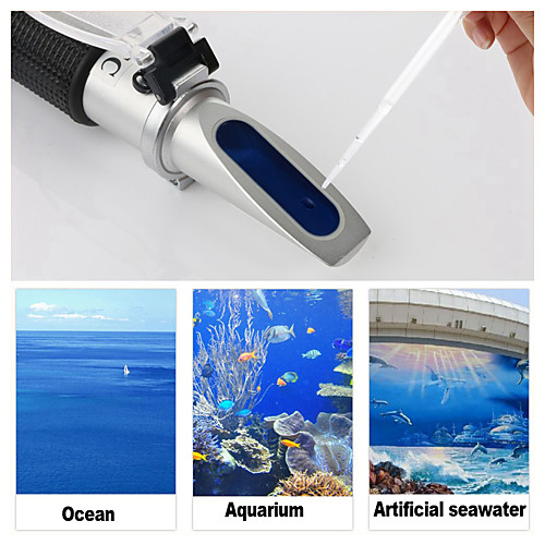 

rz refractometers refractometer salinity auto refratometro tester professional 0-10% brix rz118 aquarium digital refractometer