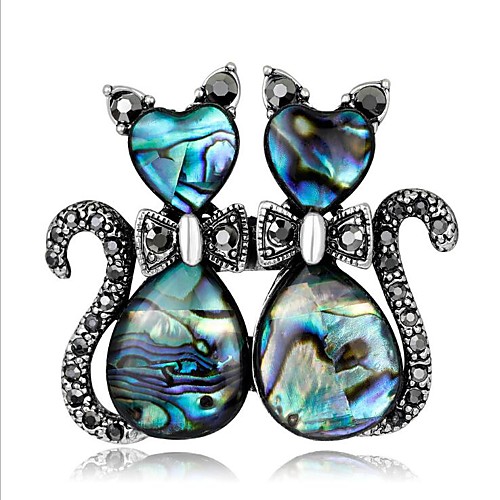 Women's Brooches Geometrical Cat Stylish Cartoon Brooch Jewelry Blue For Wedding Festival
Women's Brooches Geometrical Cat Stylish Cartoon Brooch Jewelry Blue For Wedding Festival