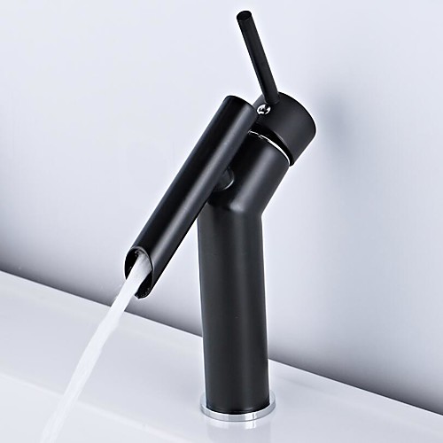 Bathroom Sink Faucet - Widespread Chrome / Black Free Standing Single Handle One HoleBath Taps
Bathroom Sink Faucet - Widespread Chrome / Black Free Standing Single Handle One HoleBath Taps