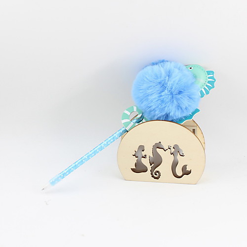 Plastic Hippocampus Hair Ball Blue Pencil Lead Ballpoint Craft Gifts For Children Learning Office Stationery
Plastic Hippocampus Hair Ball Blue Pencil Lead Ballpoint Craft Gifts For Children Learning Office Stationery