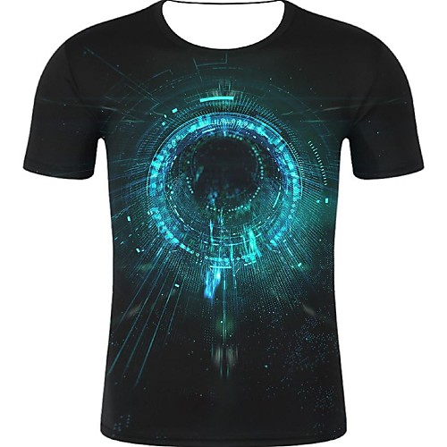 Men's Sport Casual Street chic / Exaggerated Plus Size Cotton T-shirt - Geometric / 3D / Graphic Print Round Neck Black XXL
Men's Sport Casual Street chic / Exaggerated Plus Size Cotton T-shirt - Geometric / 3D / Graphic Print Round Neck Black XXL