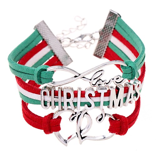 Women's Plaited Wrap ID Bracelet Heart Letter Statement Fashion Bracelet Jewelry Red For Christmas Gift
Women's Plaited Wrap ID Bracelet Heart Letter Statement Fashion Bracelet Jewelry Red For Christmas Gift