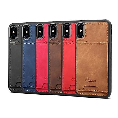 Case For Apple iPhone XS Max / iPhone 6 Card Holder Back Cover Solid Colored Hard PU Leather for iPhone XS / iPhone XR / iPhone XS Max
Case For Apple iPhone XS Max / iPhone 6 Card Holder Back Cover Solid Colored Hard PU Leather for iPhone XS / iPhone XR / iPhone XS Max