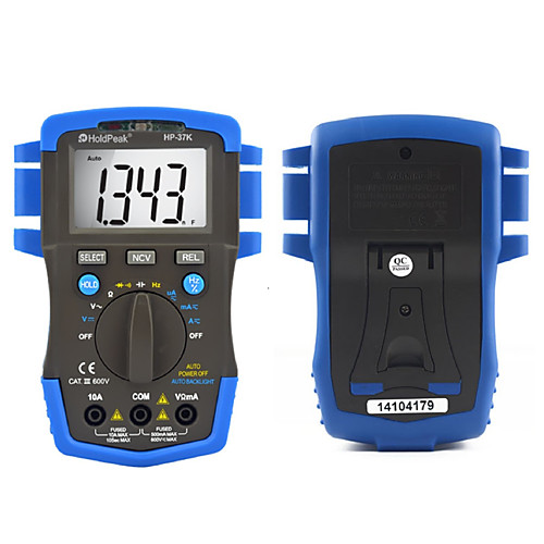 HoldPeak HP-37K professional multimeter AC DC Volt Current Resistance Capacaitance Frequency Auto Range
HoldPeak HP-37K professional multimeter AC DC Volt Current Resistance Capacaitance Frequency Auto Range