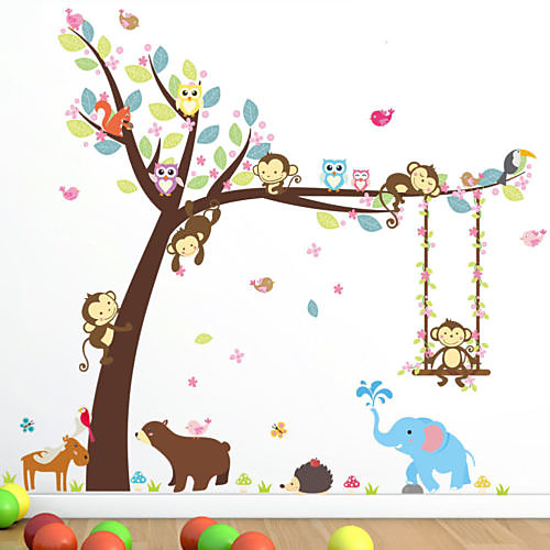 Decorative Wall Stickers - Plane Wall Stickers / Animal Wall Stickers Animals / Floral / Botanical Nursery / Kids Room
Decorative Wall Stickers - Plane Wall Stickers / Animal Wall Stickers Animals / Floral / Botanical Nursery / Kids Room