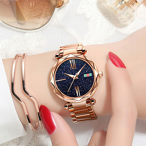 Women's Quartz Watches Casual Fashion Black Blue Purple Stainless Steel Chinese Quartz Black Purple Rose Gold Water Resistant / Waterproof New Design Lovely 30 m 1 pc Analog One Year Battery Life
Women's Quartz Watches Casual Fashion Black Blue Purple Stainless Steel Chinese Quartz Black Purple Rose Gold Water Resistant / Waterproof New Design Lovely 30 m 1 pc Analog One Year Battery Life