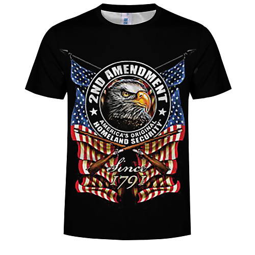 Men's Daily Basic EU / US Size T-shirt - 3D Print Round Neck Rainbow / Short Sleeve
Men's Daily Basic EU / US Size T-shirt - 3D Print Round Neck Rainbow / Short Sleeve