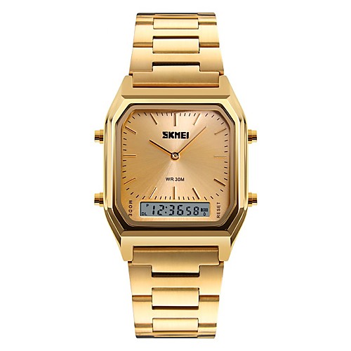 Men's Dress Watch Quartz Stainless Steel Silver / Gold 30 m Noctilucent Casual Watch Analog - Digital Luxury Fashion - Silver Blue Golden One Year Battery Life
Men's Dress Watch Quartz Stainless Steel Silver / Gold 30 m Noctilucent Casual Watch Analog - Digital Luxury Fashion - Silver Blue Golden One Year Battery Life
