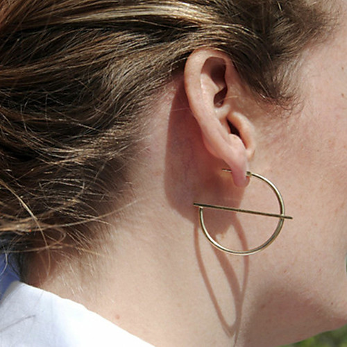 Women's Geometrical Earrings Earrings Simple European Trendy Modern Jewelry Gold / Silver For Daily Street Holiday Work 1 Pair
Women's Geometrical Earrings Earrings Simple European Trendy Modern Jewelry Gold / Silver For Daily Street Holiday Work 1 Pair