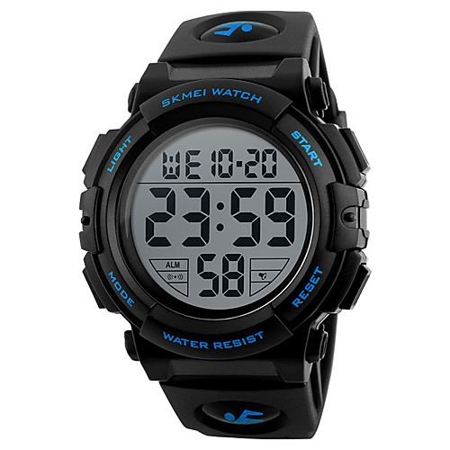SKMEI Men's Digital Watch Digital Rubber Black / Green 50 m Water Resistant / Waterproof Alarm Calendar / date / day Digital Casual Outdoor - Green Blue Golden
SKMEI Men's Digital Watch Digital Rubber Black / Green 50 m Water Resistant / Waterproof Alarm Calendar / date / day Digital Casual Outdoor - Green Blue Golden