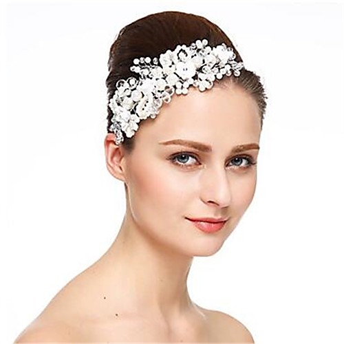 Acrylic / Rhinestone Headbands / Headpiece with Crystal / Faux Pearl / Floral 1 Piece Wedding Headpiece
Acrylic / Rhinestone Headbands / Headpiece with Crystal / Faux Pearl / Floral 1 Piece Wedding Headpiece