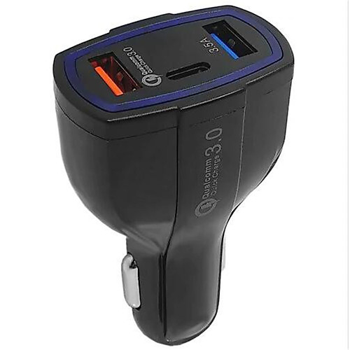 Car Charger USB Charger EU Plug Multi-Output / QC 3.0 2 USB Ports 3.5 A DC 12V for Universal
Car Charger USB Charger EU Plug Multi-Output / QC 3.0 2 USB Ports 3.5 A DC 12V for Universal