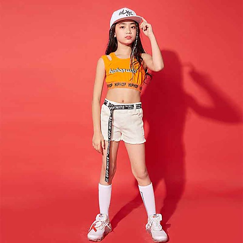 Kids' Dancewear / Jazz Outfits Girls' Performance Polyester / Cotton Pattern / Print / Ruching Sleeveless Dropped Vest / Belt / Shorts
Kids' Dancewear / Jazz Outfits Girls' Performance Polyester / Cotton Pattern / Print / Ruching Sleeveless Dropped Vest / Belt / Shorts