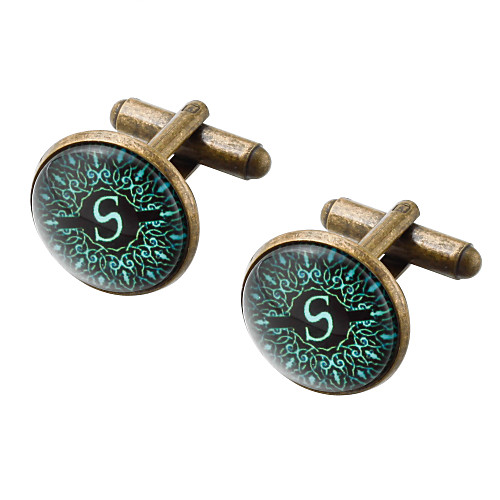Letter Black / Silver / Brown Cufflinks Glasses / Copper Alphabet Shape Classic / Basic Unisex Costume Jewelry For Gift / Festival
Letter Black / Silver / Brown Cufflinks Glasses / Copper Alphabet Shape Classic / Basic Unisex Costume Jewelry For Gift / Festival