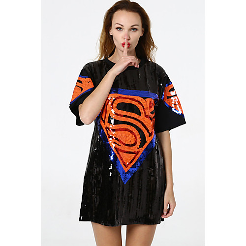 Cheerleader Costumes / Dance Costumes Tops Women's Training / Performance Terylene Paillette Short Sleeve Top
Cheerleader Costumes / Dance Costumes Tops Women's Training / Performance Terylene Paillette Short Sleeve Top