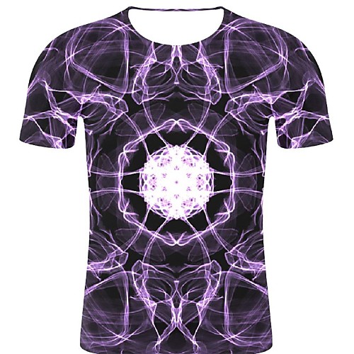 Men's Sport Causal Rock / Exaggerated Plus Size Cotton T-shirt - 3D / Rainbow / Graphic Print Round Neck Purple XXL
Men's Sport Causal Rock / Exaggerated Plus Size Cotton T-shirt - 3D / Rainbow / Graphic Print Round Neck Purple XXL