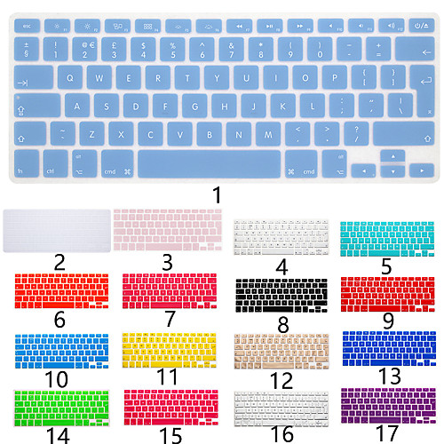 Silicone European Version English Keyboard Film Apple Laptop Keyboard Protective Film For MacBook Air Pro Retina 11/12/13/15 Inch
Silicone European Version English Keyboard Film Apple Laptop Keyboard Protective Film For MacBook Air Pro Retina 11/12/13/15 Inch