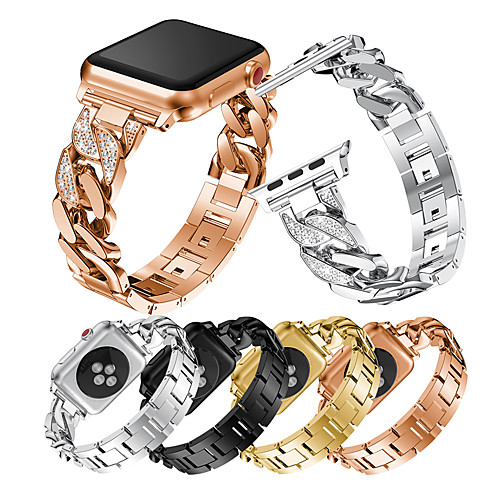 Watch Band for Apple Watch Series 4/3/2/1 Apple Modern Buckle / Jewelry Design Metal / Stainless Steel Wrist Strap
Watch Band for Apple Watch Series 4/3/2/1 Apple Modern Buckle / Jewelry Design Metal / Stainless Steel Wrist Strap