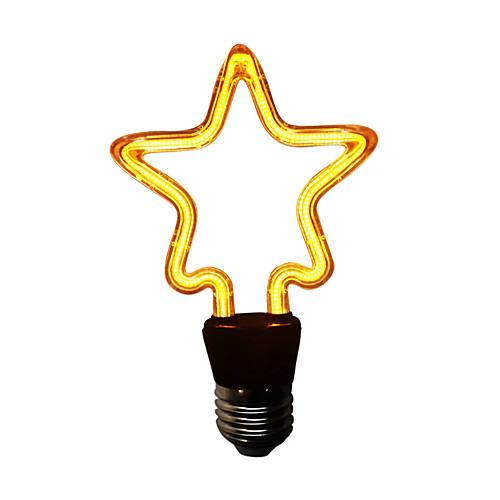 1pc Pentagram Star Shape LED Night Light Bulbs 3W E26 / E27 LED High Power Home Decoration/ Wedding Warm White / Red / Blue / Green
1pc Pentagram Star Shape LED Night Light Bulbs 3W E26 / E27 LED High Power Home Decoration/ Wedding Warm White / Red / Blue / Green