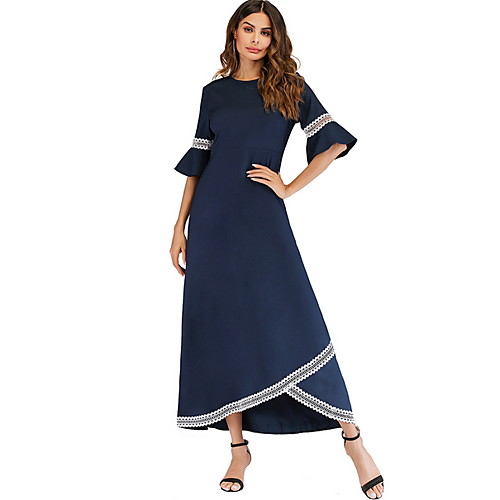 Traditional & Cultural Wear Dresses Women's Daily Wear Polyester Split Joint Half Sleeve Dress
Traditional & Cultural Wear Dresses Women's Daily Wear Polyester Split Joint Half Sleeve Dress