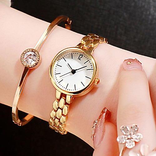 Women's Quartz Watches Casual Fashion Silver Gold Stainless Steel Chinese Quartz Gold Silver Water Resistant / Waterproof Casual Watch Adorable 30 m 1 pc Analog One Year Battery Life
Women's Quartz Watches Casual Fashion Silver Gold Stainless Steel Chinese Quartz Gold Silver Water Resistant / Waterproof Casual Watch Adorable 30 m 1 pc Analog One Year Battery Life
