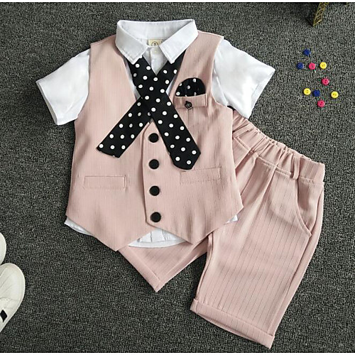 Sky Blue / Candy Pink Cotton Ring Bearer Suit - 3 Pieces Includes Top / Shirt / Pants
Sky Blue / Candy Pink Cotton Ring Bearer Suit - 3 Pieces Includes Top / Shirt / Pants