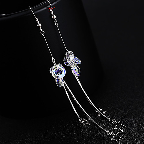 Women's Silver Crystal Drop Earrings S925 Sterling Silver Earrings Jewelry Silver For Wedding Festival 1 Pair
Women's Silver Crystal Drop Earrings S925 Sterling Silver Earrings Jewelry Silver For Wedding Festival 1 Pair