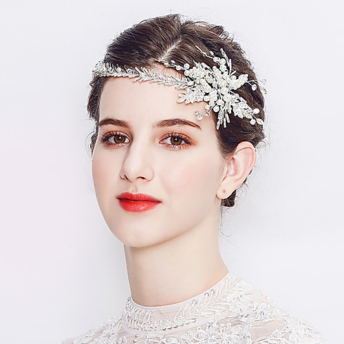 Alloy Headbands / Headdress / Headpiece with Faux Pearl / Metal / Crystals / Rhinestones 1 Piece Wedding / Party / Evening Headpiece
Alloy Headbands / Headdress / Headpiece with Faux Pearl / Metal / Crystals / Rhinestones 1 Piece Wedding / Party / Evening Headpiece