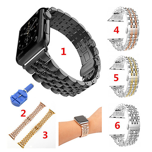 Bandkin Stainless Steel Lock Link Strap Watch Band for Apple Watch Series 4 3 2 1 and Strap Length Adjustable Tool
Bandkin Stainless Steel Lock Link Strap Watch Band for Apple Watch Series 4 3 2 1 and Strap Length Adjustable Tool
