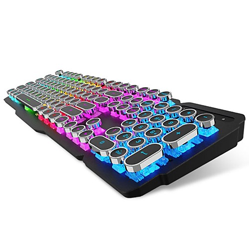 

RK ROYAL KLUDGE RK952 USB Wired Mechanical Keyboard RK Switches Luminous Mechanical Multicolor Backlit 104 pcs Keys
