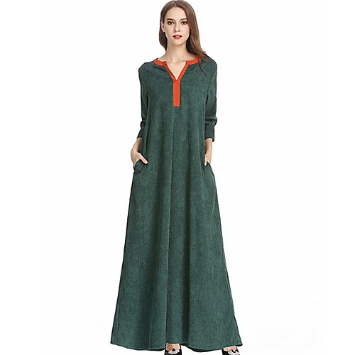 Traditional & Cultural Wear Dresses Women's Daily Wear Polyester Split Joint Long Sleeve Dress
Traditional & Cultural Wear Dresses Women's Daily Wear Polyester Split Joint Long Sleeve Dress